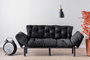 Atelier Del Sofa Nitta Triple - Sofá cama de 3 plazas Negro